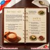 Menu Quán Ăn Đẹp – Thiết Kế Hiện Đại, Thu Hút Khách Hàng