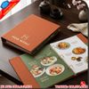 Menu Bìa Da Nhà Hàng Khách Sạn Sang Trọng Hiện Đại