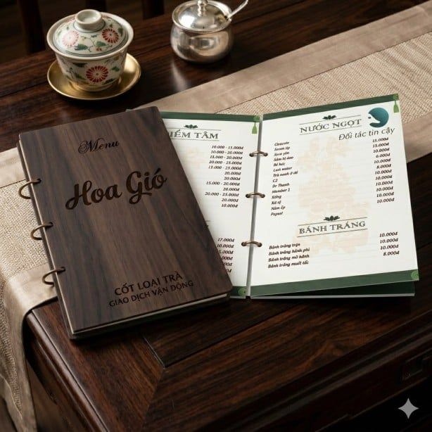 In Menu Theo Yêu Cầu – Thiết Kế Độc Quyền Cho Nhà Hàng