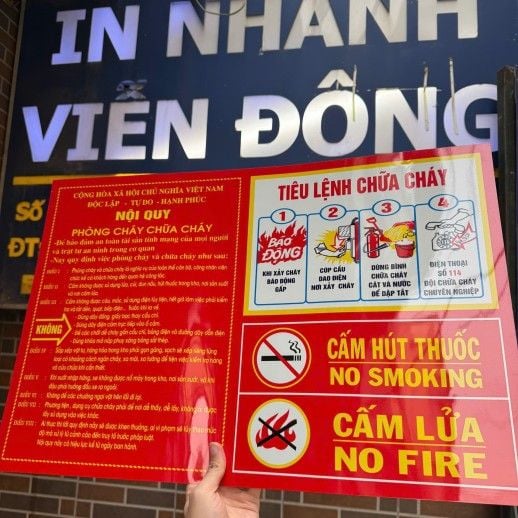 TIÊU LỆNH PHÒNG CHÁY CHỮA CHÁY MUA Ở ĐÂU