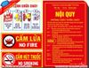 Quy định treo tiêu lệnh chữa cháy