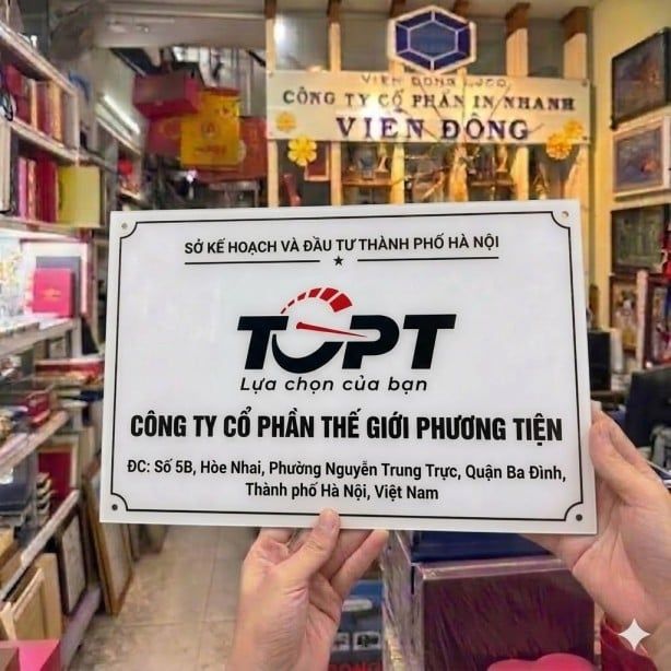 Xưởng Sản Xuất Biển Mica Theo Mẫu Riêng, Thiết Kế Theo Yêu Cầu