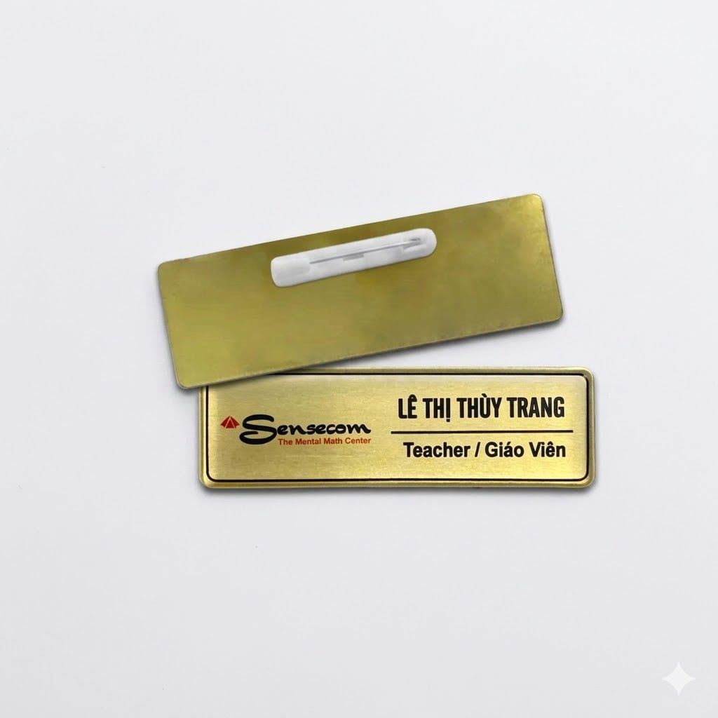 Làm Thẻ Tên Nhân Viên Theo Yêu Cầu Cao Cấp