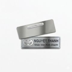 Thẻ Tên Nhân Viên Inox Cao Cấp Sang Trọng