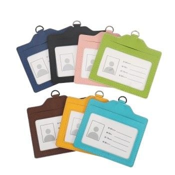 Dây Đeo Thẻ Da Cao Cấp In Logo Theo Yêu Cầu