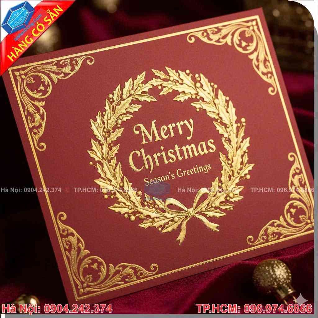 In Thiệp ngày chúa ra đời lấy ngay