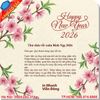 Thiệp Mừng Xuân 2026 đẹp