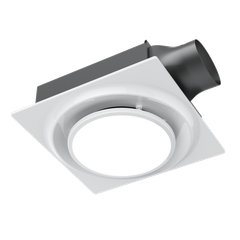 Quạt thông gió phòng tắm động cơ DC ABFSO511DL6W, độ sâu 4 inch