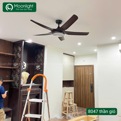 Quạt trần đèn Homesick 5 cánh 155cm 55w DC 8047 VLQTHO-027