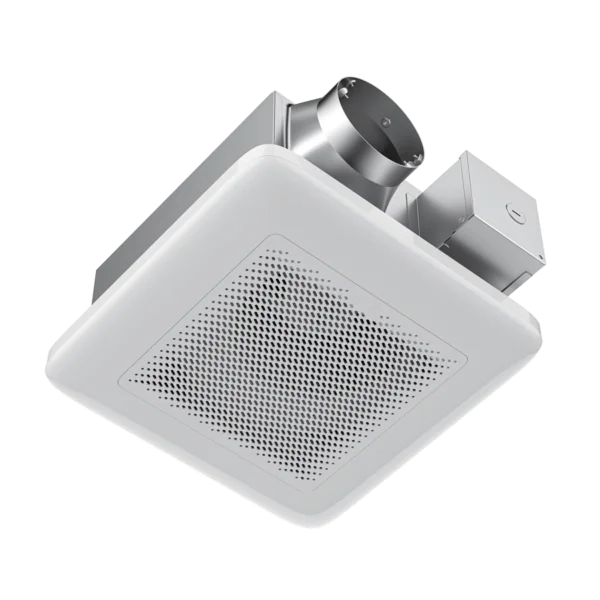 Quạt thông gió phòng tắm động cơ AC BF6-11L, độ sâu 6 inch, có đèn ngủ.