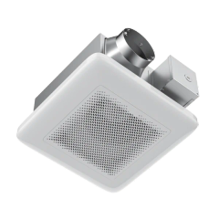 Quạt thông gió phòng tắm động cơ AC BF6-11L, độ sâu 6 inch, có đèn ngủ.