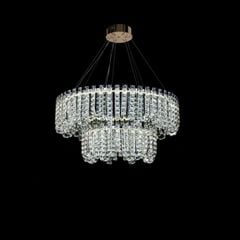 Đèn Thả Pha Lê 2 Tầng Giật Cấp Cao Cấp VLTHPL-736-2