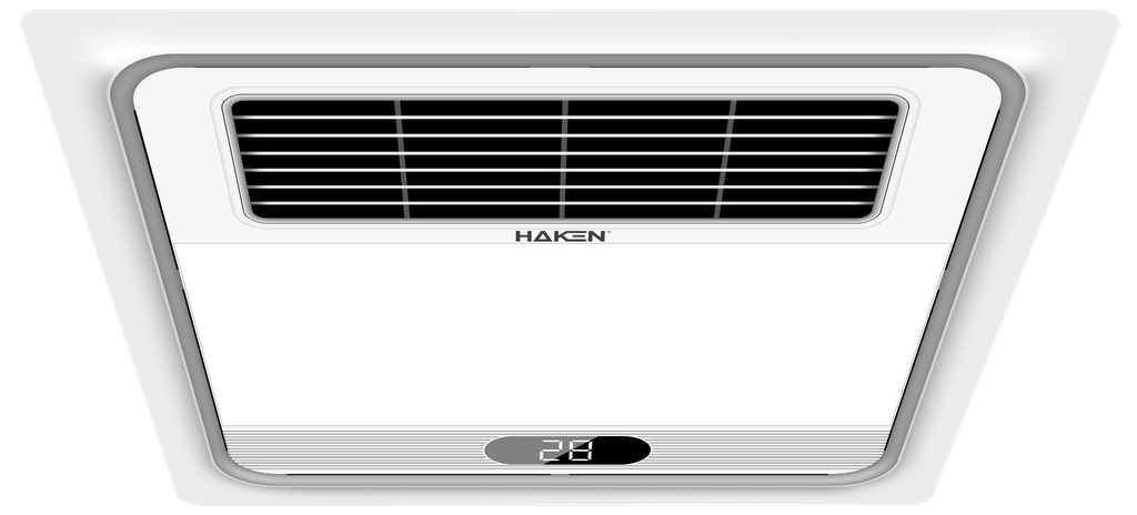 Quạt sưởi âm trần 5 trong 1 Haken (New) dùng điều khiển, KT 300x300x85, công suất 2600W, HK-QS03, 1105000602