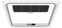 Quạt sưởi âm trần 5 trong 1 Haken (New) dùng điều khiển, KT 300x300x85, công suất 2600W, HK-QS03, 1105000602