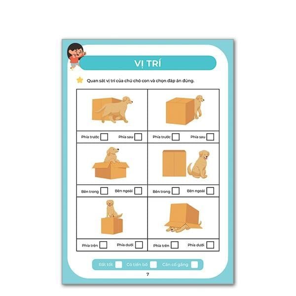 Sách toán dành cho bé - Nhận biết số và làm quen với các phép tínhKhám phá các con số 3 - 6 Tuổi