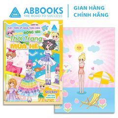 Sticker Bóc Dán Thông Minh - Phát Triển Kĩ Năng Toàn Diện Trò Chơi Đóng Vai Thời Trang: Đường Phố, Thể Thao, Mùa Hè, Mùa Đông