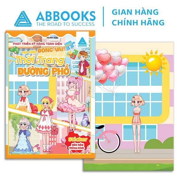 Sticker Bóc Dán Thông Minh - Phát Triển Kĩ Năng Toàn Diện Trò Chơi Đóng Vai Thời Trang: Đường Phố, Thể Thao, Mùa Hè, Mùa Đông