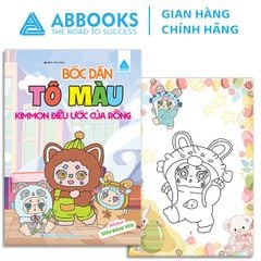 Sách Tô Màu - Bóc Dán - Kimmon Điều Ước Của Rồng, Kimmon Những Bông Hoa Đang Nở Rộ, Kimmon Câu Chuyện Ở Đảo Hoa, Silent Winter Giấc Mơ Mùa Đông