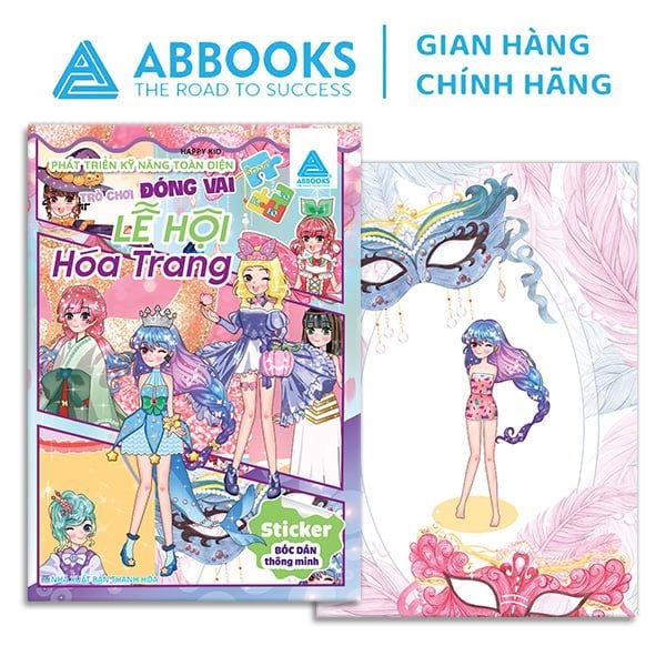 Sticker Bóc Dán Thông Minh - Thời Trang Dạ Hội, Công  Chúa Xinh Đẹp, Thời Trang 4 Mùa, Lễ Hội Hóa Trang