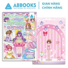 Sticker Bóc Dán Thông Minh - Thời Trang Dạ Hội, Công  Chúa Xinh Đẹp, Thời Trang 4 Mùa, Lễ Hội Hóa Trang
