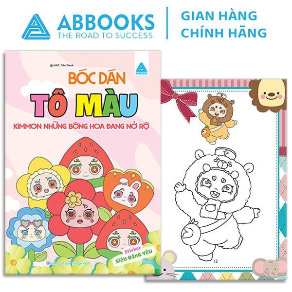 Sách Tô Màu - Bóc Dán - Kimmon Điều Ước Của Rồng, Kimmon Những Bông Hoa Đang Nở Rộ, Kimmon Câu Chuyện Ở Đảo Hoa, Silent Winter Giấc Mơ Mùa Đông