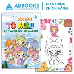 Sách Tô Màu - Bóc Dán - Kimmon Điều Ước Của Rồng, Kimmon Những Bông Hoa Đang Nở Rộ, Kimmon Câu Chuyện Ở Đảo Hoa, Silent Winter Giấc Mơ Mùa Đông
