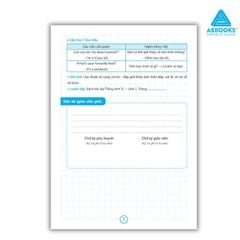 Sổ Theo Dõi Học Tập Tiếng Anh Lớp 5 Cho Bé Phối Hợp Phụ Huynh Giáo Viên ABBOOKS