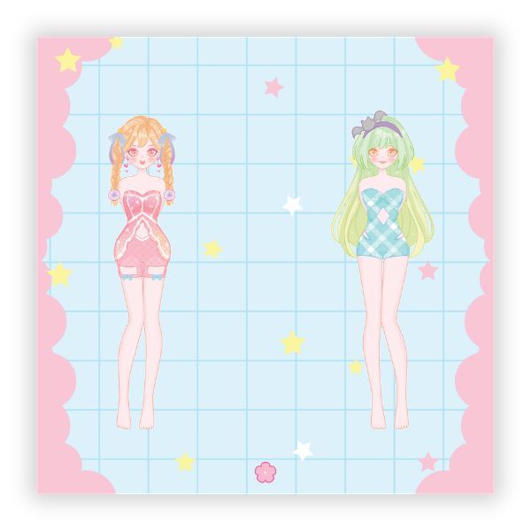 Sticker - Công Chúa Anime Kawaii- Ngọt Ngào Hay Cá Tính, Dễ Thương Hay Sành Điệu, Công Chúa Hay Phù Thủy, Dịu Dàng Hay Năng Động - Phụ Kiện Thời Trang Sành Điệu Cho Bé