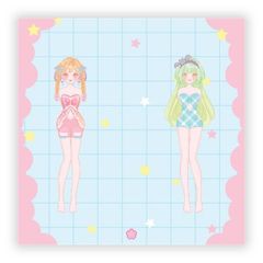 Sticker - Công Chúa Anime Kawaii- Ngọt Ngào Hay Cá Tính, Dễ Thương Hay Sành Điệu, Công Chúa Hay Phù Thủy, Dịu Dàng Hay Năng Động - Phụ Kiện Thời Trang Sành Điệu Cho Bé