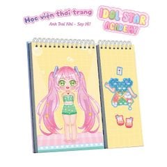 Sách - Sticker Thời Trang Idol Star Academy Anh Trai Nhí Say Hi - Học Viện Thời Trang Happy Fashion Show Chất Liệu An Toàn Cho Bé Yêu  - ABBOOKS