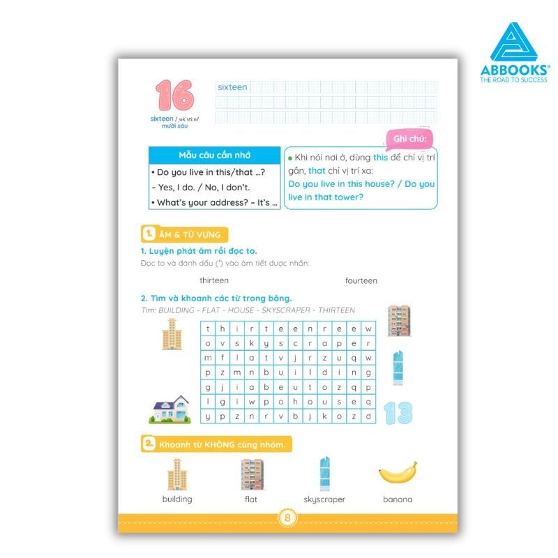 Sách Tiếng Anh Lớp 5 - Notebook Luyện Viết, Từ Vựng & Ngữ Pháp Cho Học Sinh Lớp 5 - ABBOOKS