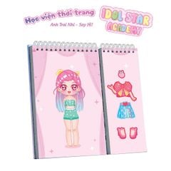 Sách - Sticker Thời Trang Idol Star Academy Anh Trai Nhí Say Hi - Học Viện Thời Trang Happy Fashion Show Chất Liệu An Toàn Cho Bé Yêu  - ABBOOKS