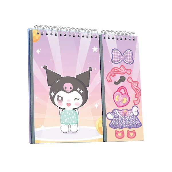 Sách - Sticker Học Viện Kuromi Ngôi Sao Cá Tính Happy Fashion Show - Chất Liệu An Toàn Cho Bé Yêu (Kích Thước 21x18,5 cm) - ABBOOKS