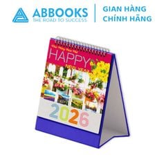 Bộ Lịch Để Bàn 2026 - Happy New Year - Cuộc Sống Muôn Màu, Quê Hương Việt Nam, Trí Tuệ Khai Sáng, Bí Quyết Thành Công