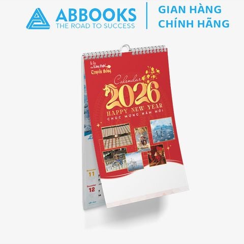 Lịch Treo Tường 2026 - Bộ 12 Tháng Chủ Đề Vẻ Đẹp Của Làng Nghề Truyền Thống Việt Nam