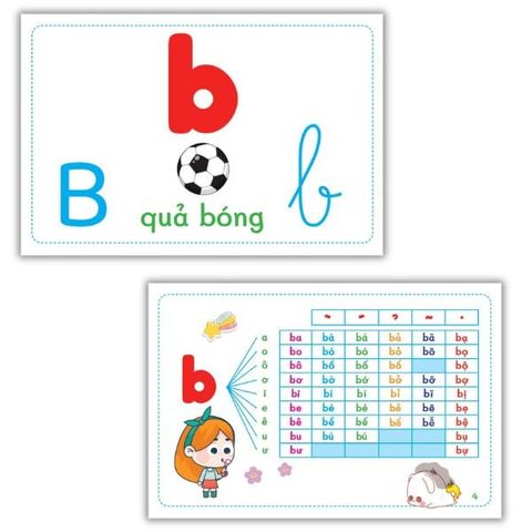 Bộ Thẻ Flashcard Thông Minh Chữ Cái - Âm - Vần Chuẩn Tiểu Học Dành Cho Bé 0-6 Tuổi - ABBOOKS