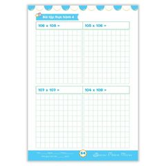 Bộ Sách Giỏi Toán Từ Gốc - Thực Hành Phép Nhân 1, 2, 3 - Bí Quyết Giúp Con Tính Nhẩm Nhanh, Giỏi Toán Tiểu Học - ABBOOKS