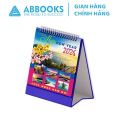 Bộ Lịch Để Bàn 2026 - Happy New Year - Cuộc Sống Muôn Màu, Quê Hương Việt Nam, Trí Tuệ Khai Sáng, Bí Quyết Thành Công