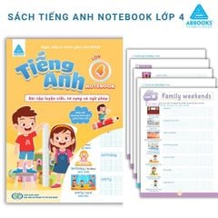Sách Tiếng Anh Lớp 4 - Notebook Luyện Viết, Từ Vựng & Ngữ Pháp Cho Học Sinh Lớp 4 - ABBOOKS