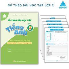 Sổ Theo Dõi Học Tập Tiếng Anh Lớp 2 Cho Bé Phối Hợp Phụ Huynh Giáo Viên ABBOOKS