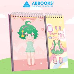 Sách - Sticker Học Viện Thời Trang Công Chúa Kawaii - Giấc Mơ Cổ Tích An Toàn Cho Bé Yêu - ABBOOKS