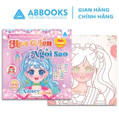 Sách Trang Điểm Công Chúa - Tô Màu Sticker Học Viện Ngôi Sao - Hanna Tinh Tế, Jenny Mê Hoặc, Nancy Sành Điệu, Sunny Lộng Lẫy - Phát Triển Sáng Tạo Cho Bé