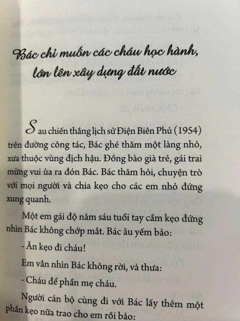 Sách văn học - Bác Hồ của chúng em