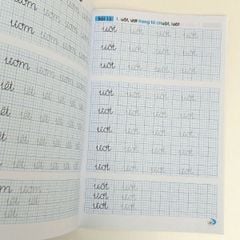 Sách - Tập Tô Chữ Ghép Vần Bộ 2 Cuốn - Ghép Vần 1 Và Ghép Vần 2 - Cho Bé Chuẩn Bị Vào Lớp 1