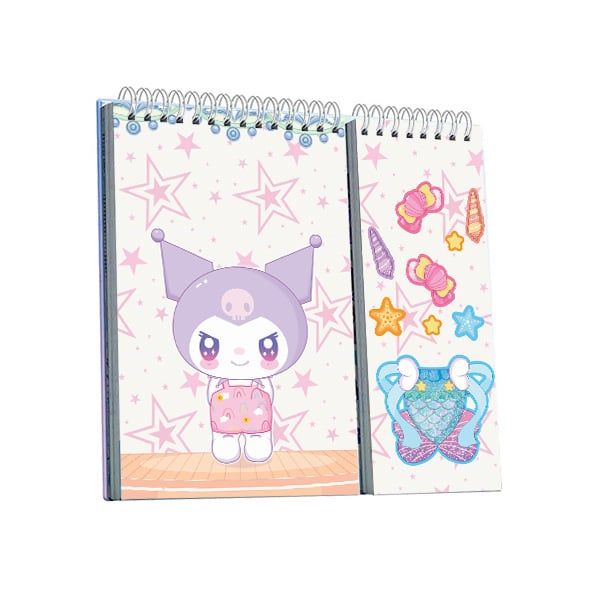 Sách - Sticker Học Viện Kuromi Ngôi Sao Cá Tính Happy Fashion Show - Chất Liệu An Toàn Cho Bé Yêu (Kích Thước 21x18,5 cm) - ABBOOKS