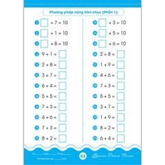Sách - Tư Duy Toán Học Khai Phóng – Nhẩm Nhanh Tính Đúng Cộng Nhanh Trong Phạm Vi 10, Trừ Nhanh Trong Phạm Vi 10, Tách Gộp Trong Phạm Vi 10, Tách Gộp  Trong Phạm Vi 20