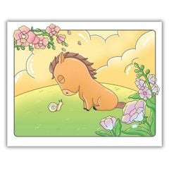 Sách - Tô Màu Mã Tiểu Dã Lạc Lối Nhưng Không Lạc Lòng - Healing Horse Tears Nhật Ký Vừa Khóc Vừa Chạy -ABBOOKS