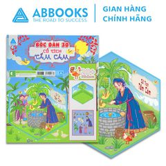 Stickers Bóc Dán 3D - Thư Viện Thỏ Trắng, Phố Cổ Hội An, Phòng Của Gấu Misa, Vườn Hoa Đà Lạt, Tiệm May Cô Ba Sài Gòn, Cổ Tích Tấm Cám