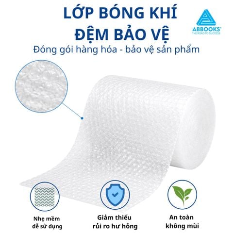 Màng Xốp Hơi Chống Sốc Gói Hàng Chống Va Đập 30cm x 100m ABBOOKS