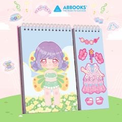 Sách - Stickers Học Viện Thời Trang Công Chúa Kawai - Những Nàng Tiên Hoa - An Toàn Cho Bé Yêu Sáng Tạo